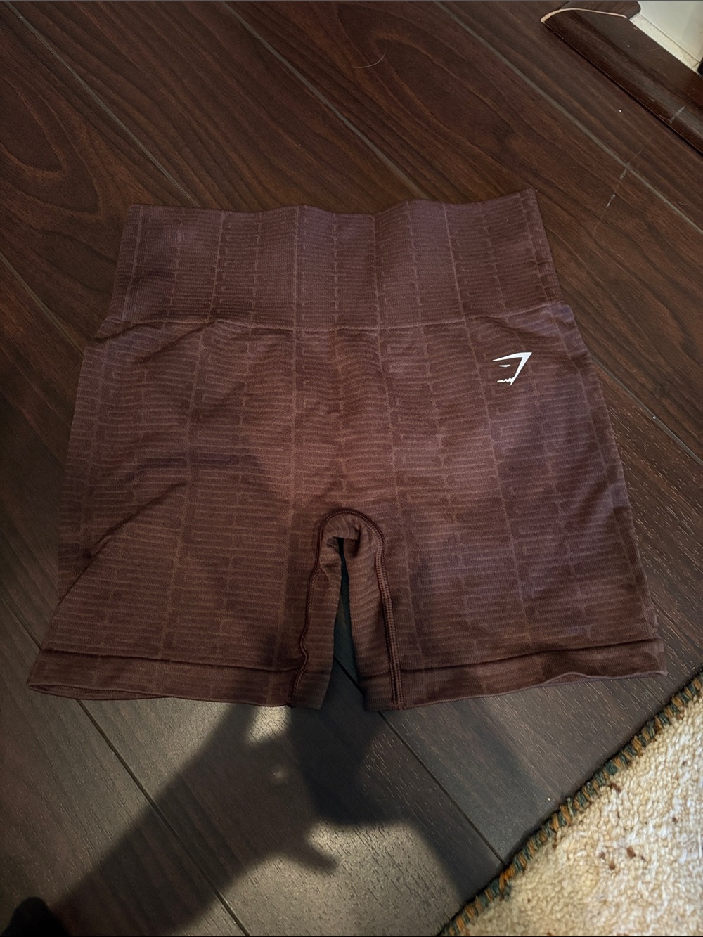 Gymshark Chocolate Brown High-Waist Seamless Bike Shorts